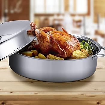 17 Quart Roaster: The Ultimate Large Capacity Roasting Pan