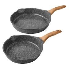 Cast Aluminum Skillet Set with Dual Handles