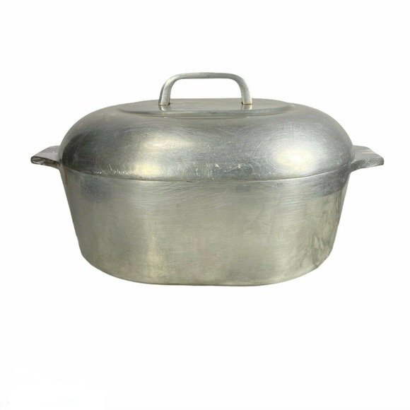 Wagner Ware Magnalite 16-Inch Oval Roaster with Lid